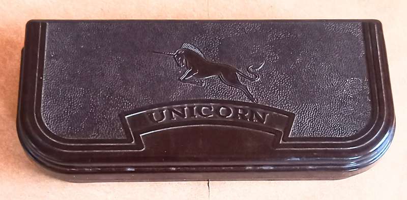Vintage Unicorn Darts in Bakelite Case