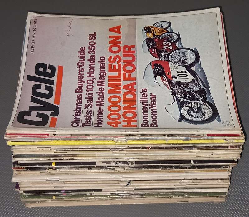 38 x Various Vintage Motorcycle Magazines