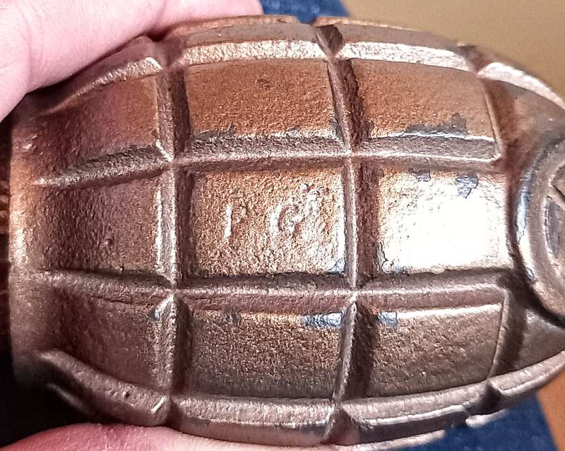 Inert Mills Bomb Practice Grenade for Display