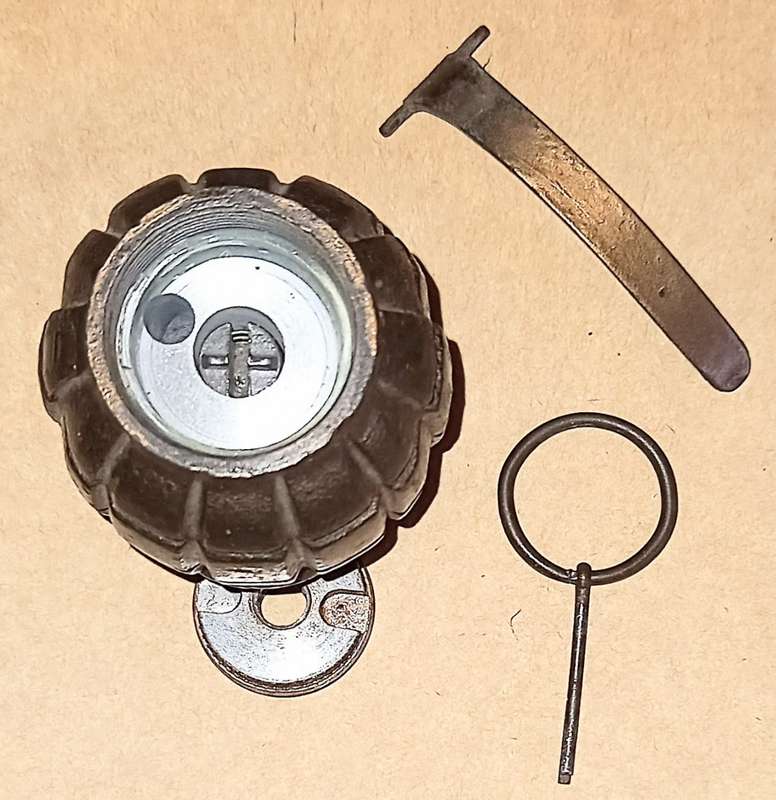 Inert Mills Bomb Practice Grenade for Display