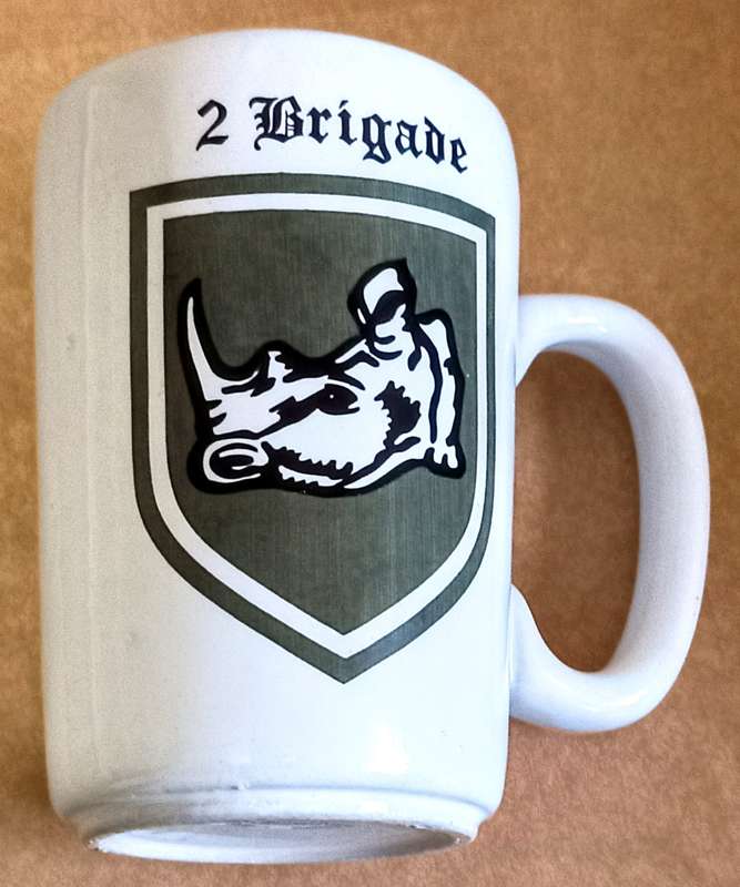 Rhodesian 2nd Brigade Mug.