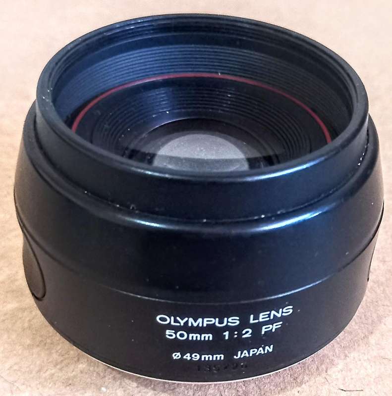 Olympus Lens 50mm 1:2 PF in Working Condition