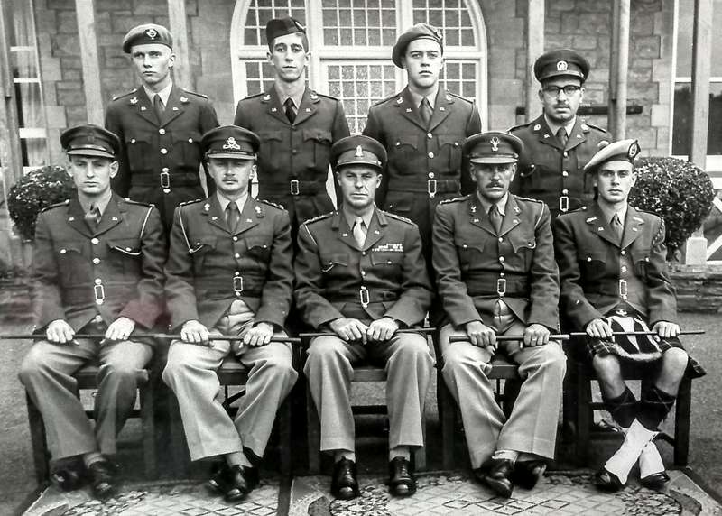 1960. SA Military College Course 751G Platoon Leaders Group Photo. Framed behind glass. 41.5cm x 37c