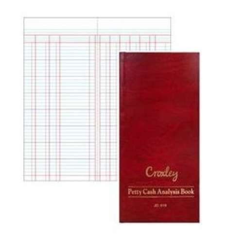 Analysis Book - Petty Cash - Croxley JD419