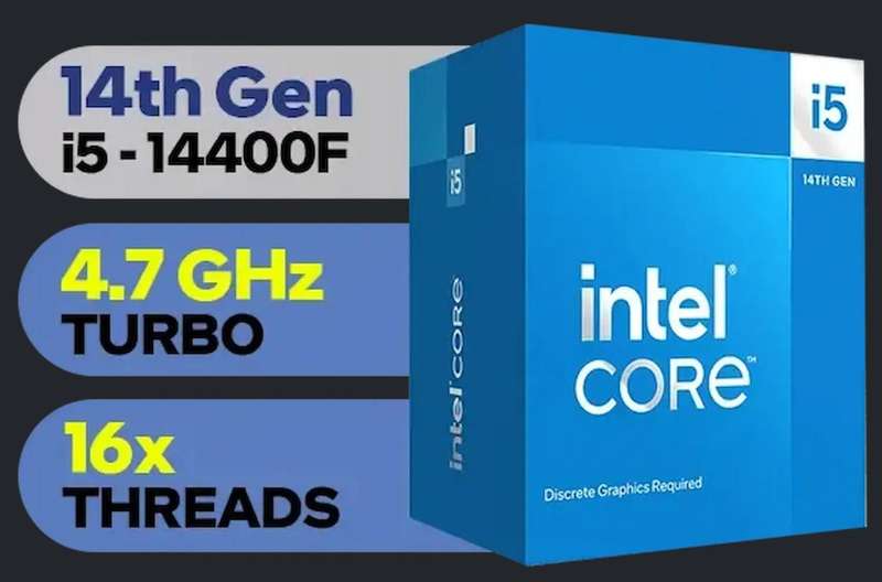 Intel 14th Gen Core i5-14400F Desktop Process
