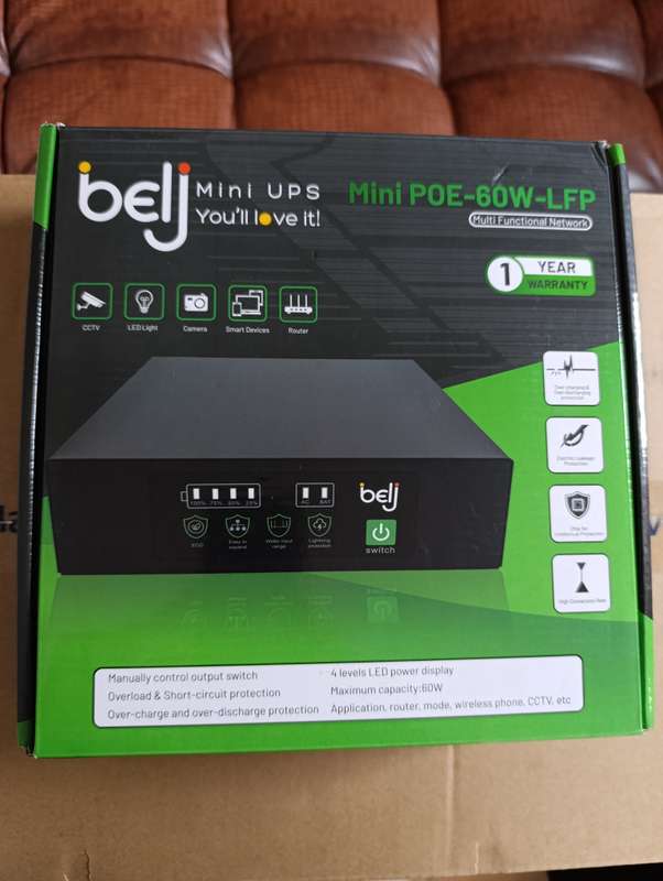 Belj POE - 60W - Mini Ups