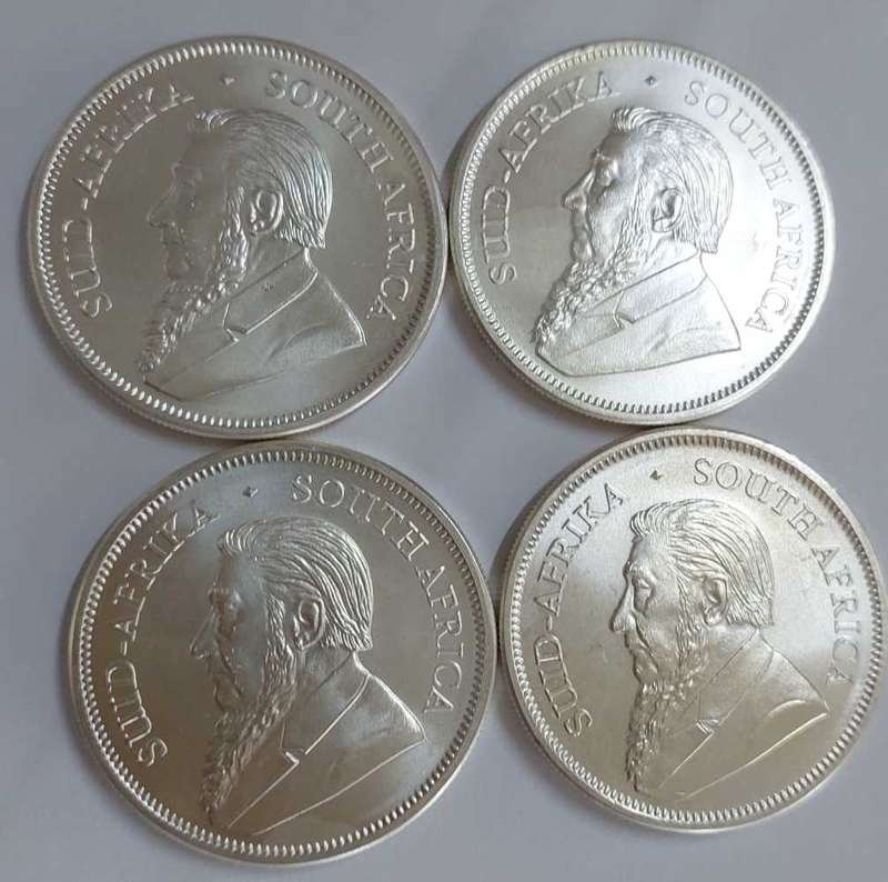4x 2022 1Oz Krugerrands bid per coin to take all 4coins