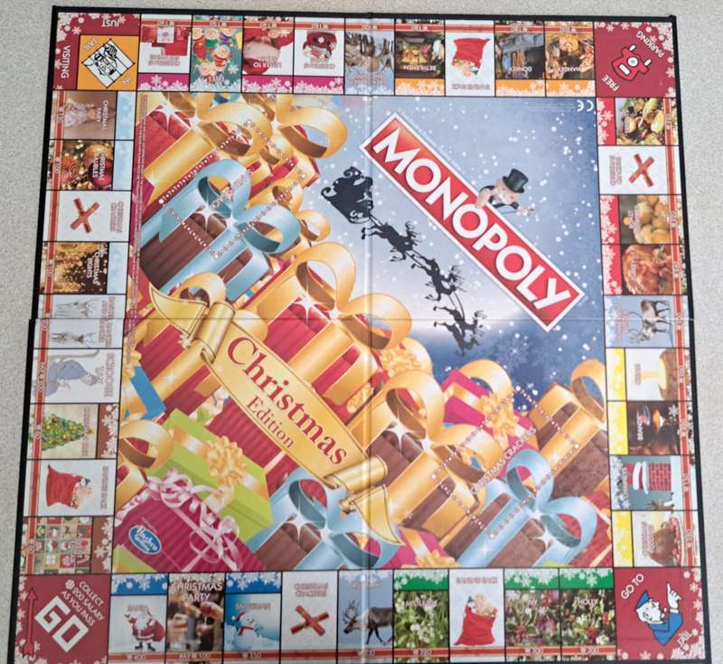 Hasbro Christmas Monopoly Ltd edt