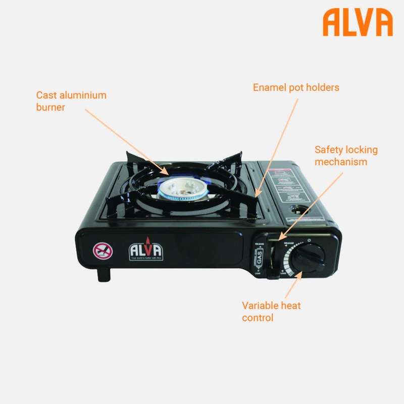 Alva - Single Burner Butane Canister Stove with Travel Case