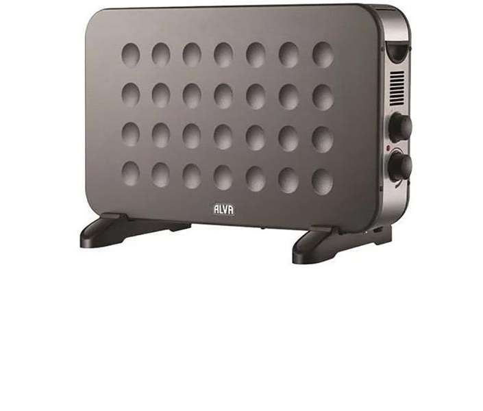 Alva - Electric Convection Heater Metallic Grey