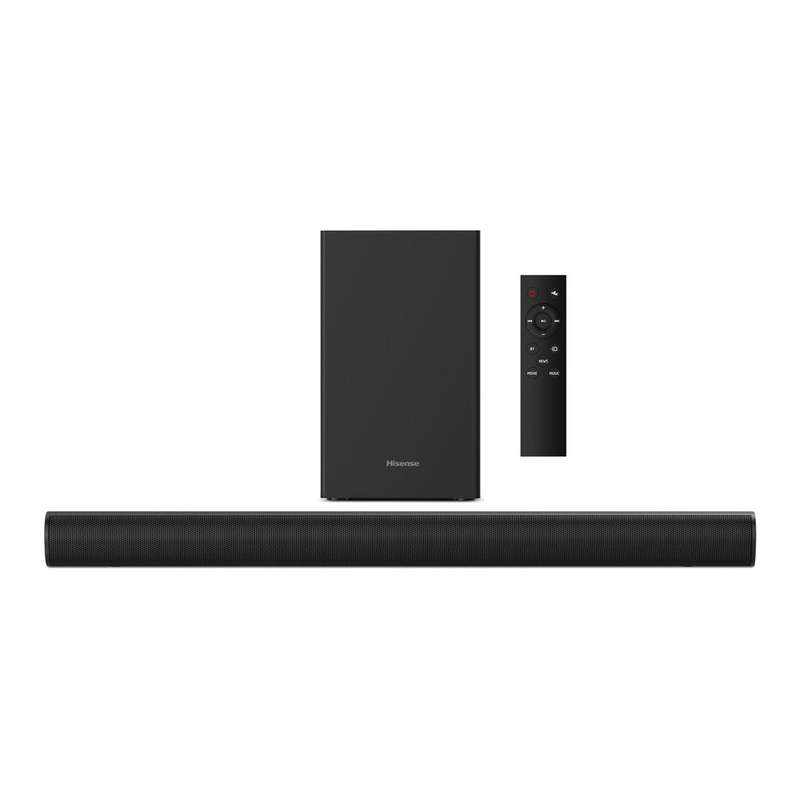 Hisense 2.1Ch 140W Bluetooth Sound Bar with Wireless Subwoofer