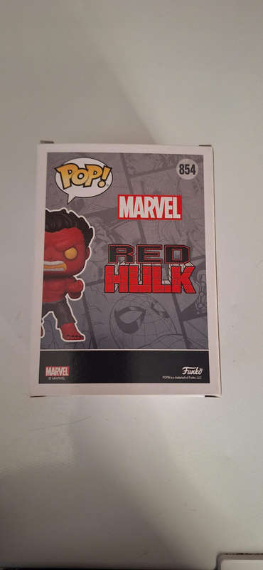 Red hulk rare chase funko pop