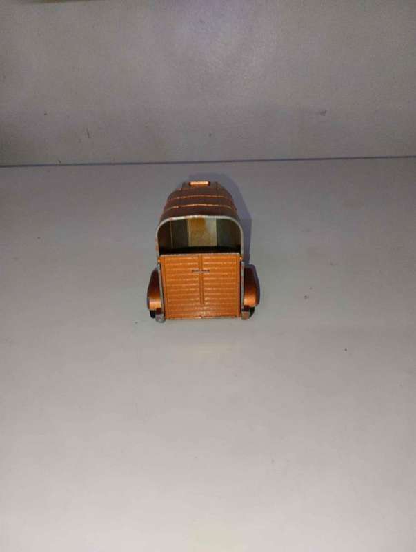 Vintage - Rice Gt Britain Beaufort Double Horse Box Metal Toy Trailer Corgi Pony Club