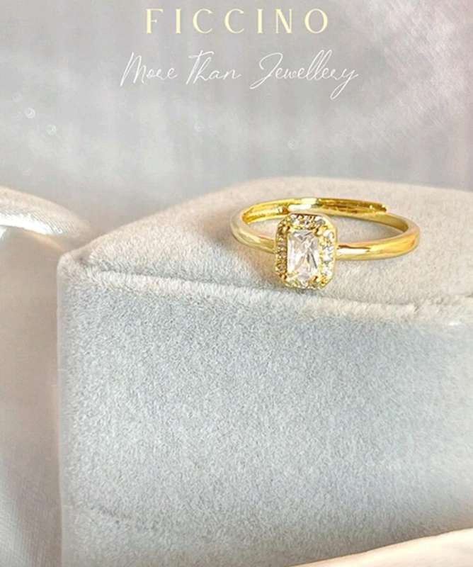 Ficcino 18k gold plated ring