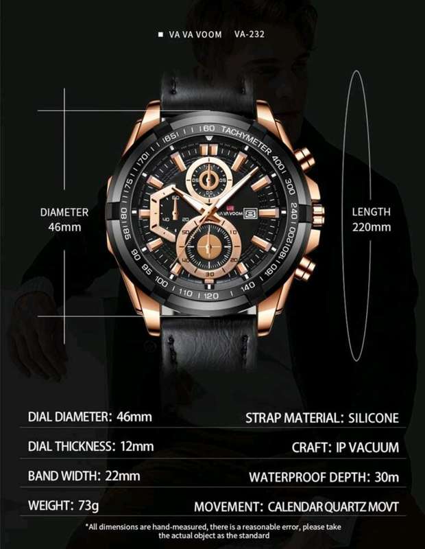 VA Va voom mens luxury watch