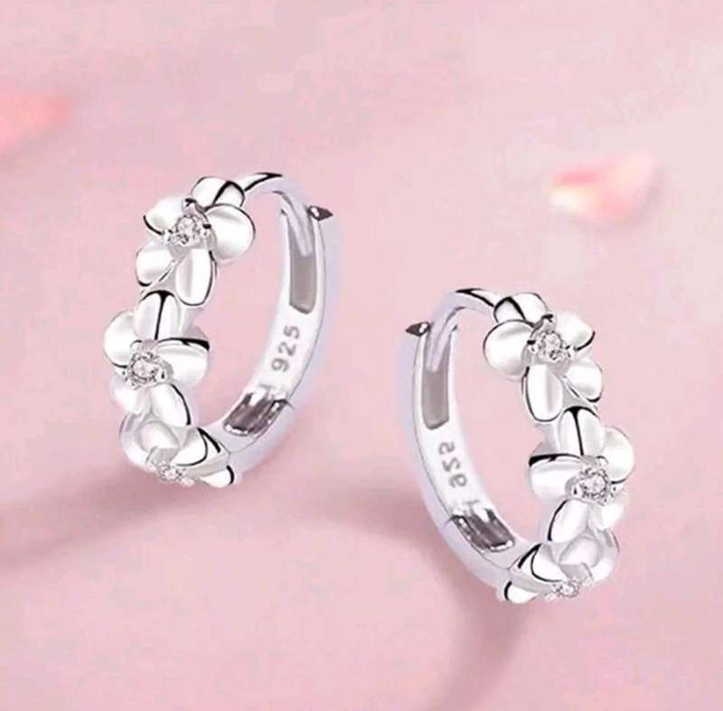 Flower earrings