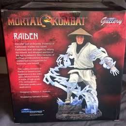 Diamond Select Toys Mortal Kombat Gallery: Raiden PVC Figure, 10 inches- Sealed, never displayed