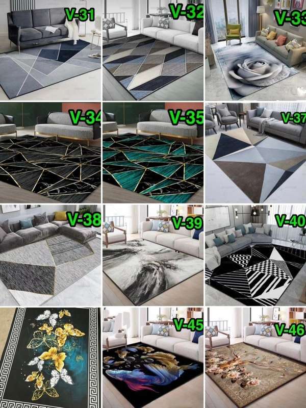 10 x 3D printed carpet