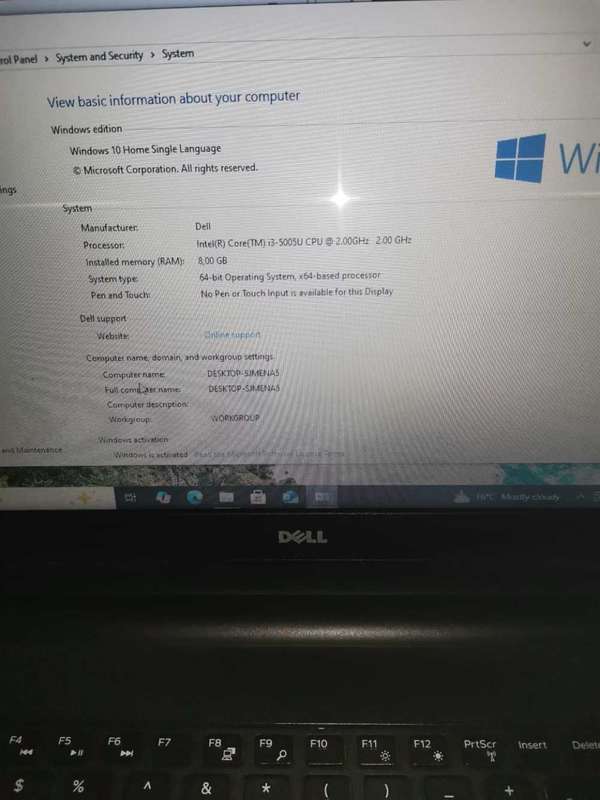 Dell Inspiron 15 core i3 5th gen laptop