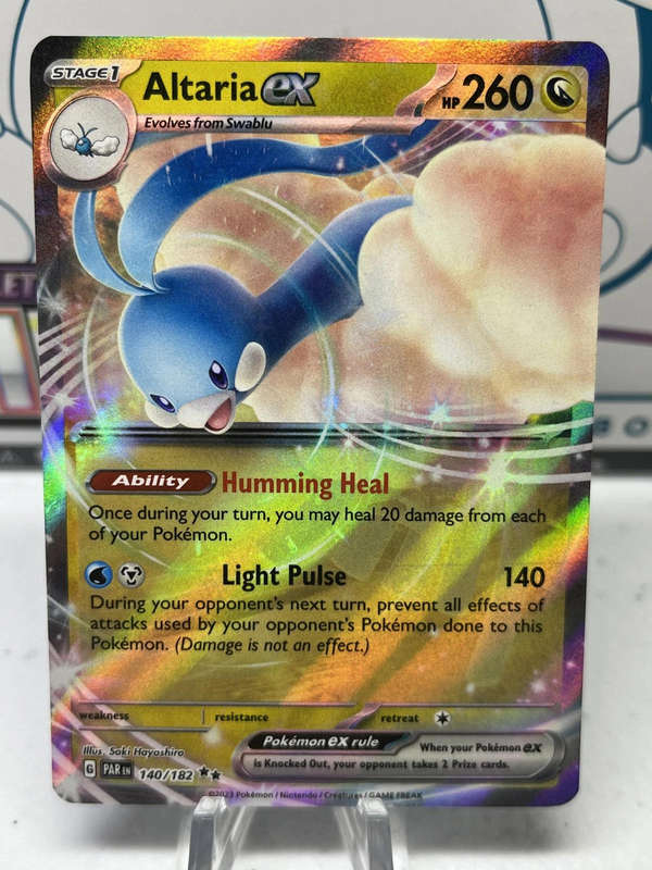 Altaria ex Pokemon  #140/182 SV04: Paradox Rift NM