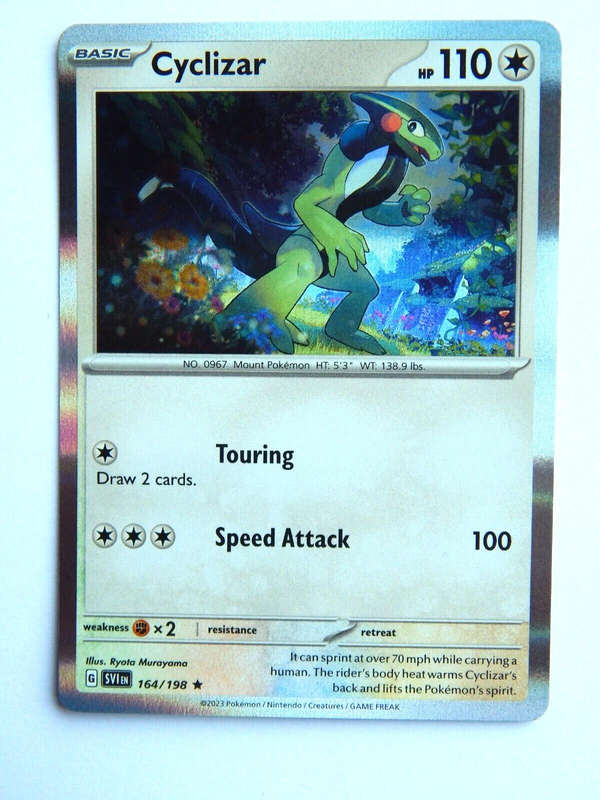 Cyclizar 164/198 Pokemon Card Scarlet & Violet Holo Rare NM