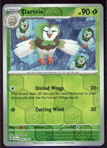 Dartrix Pokemon - Reverse Holo  004/064 - Shrouded Fable - NM