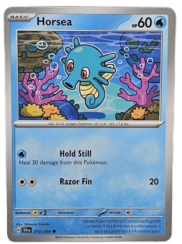 Horsea 010/064 Pokemon Shrouded Fable Regular NM