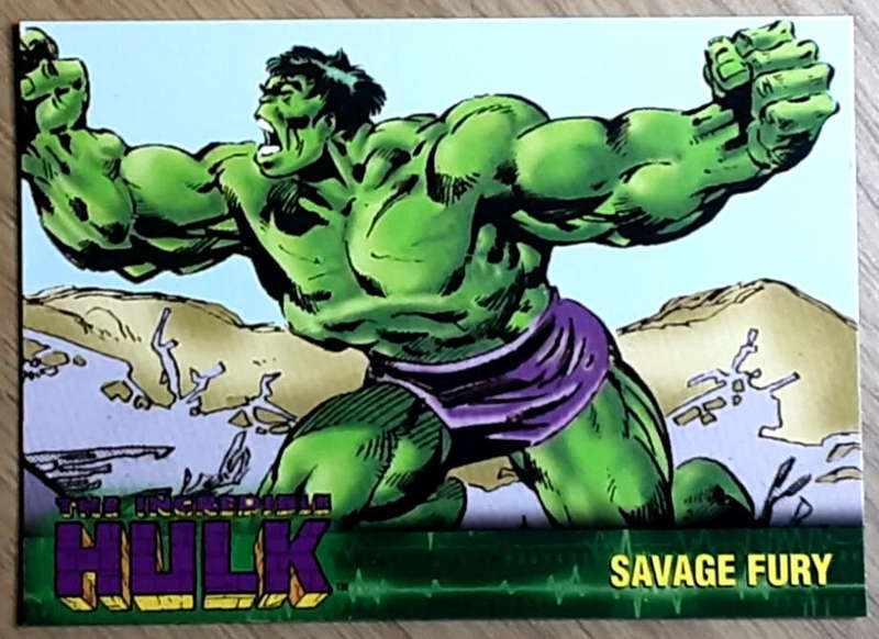 2003 Topps Incredible Hulk Card #13 Savage Fury - Mint