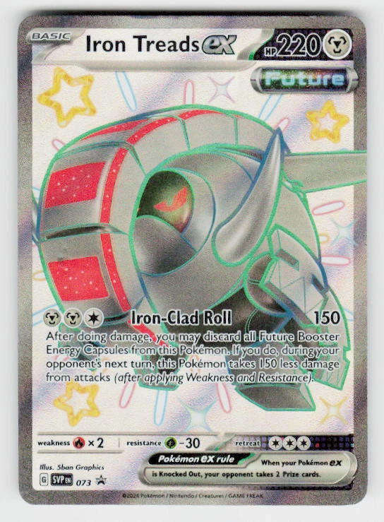 Iron Treads ex Pokemon Scarlet & Violet Promo Card #073 NM