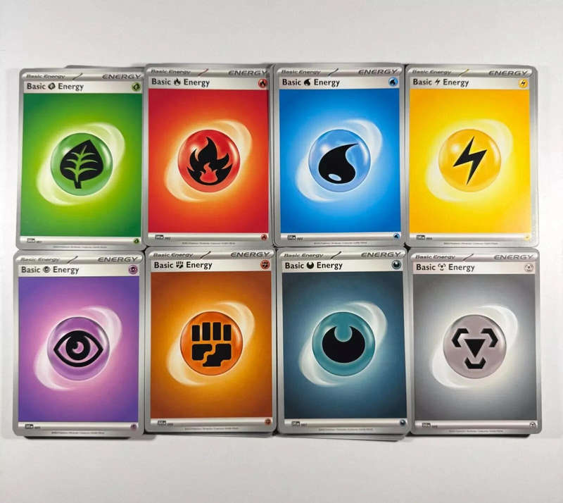 Pokemon TCG Basic Energy Cards: Lot Of 70 - NM