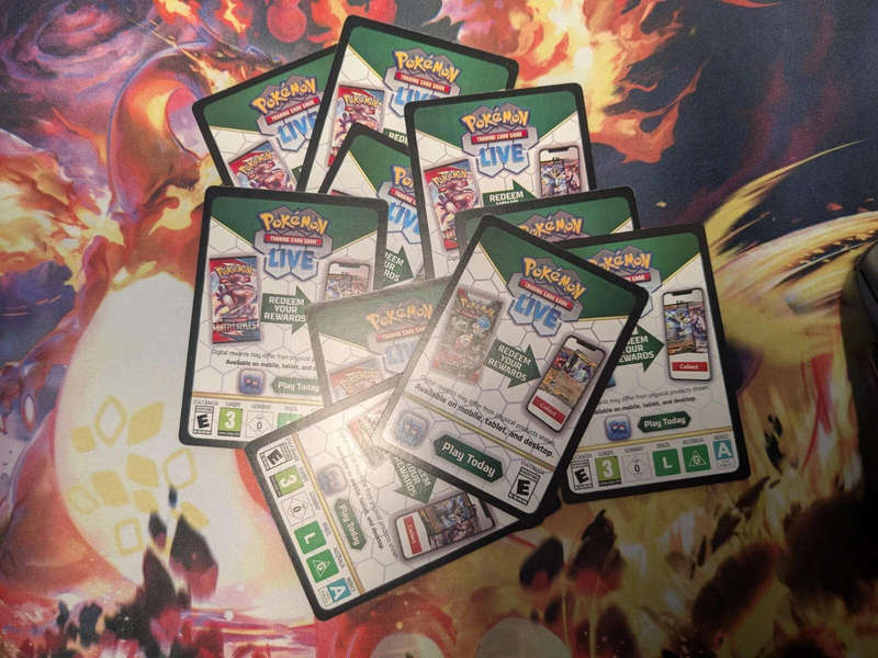 30 Random Mix Booster Code Cards Pokemon TCG Online for TCG LIVE