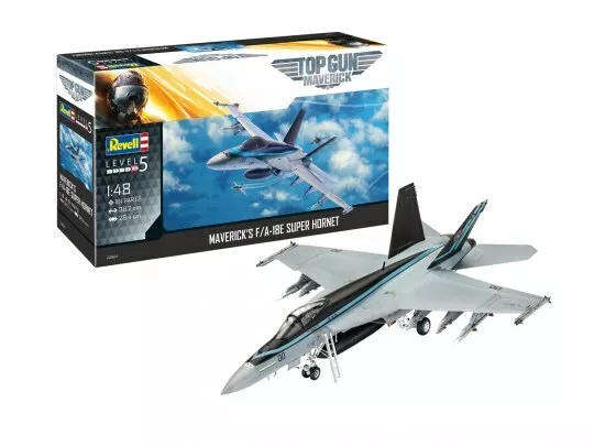 Maverick's F/A-18E Super Hornet Top Gun: Maverick - Revell 03864 - 1/48  Brand New