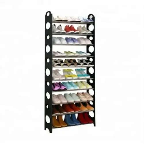 10 Tier Storage  Stand Shelf Pairs Trainers Compact Space