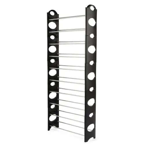 10 Tier Storage  Stand Shelf Pairs Trainers Compact Space