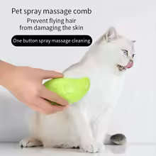 Cat Steam Brush Steamy Dog Brush 3 in 1 Electric Spray Cat Hair Brushes for Massage Pet Grooming Com