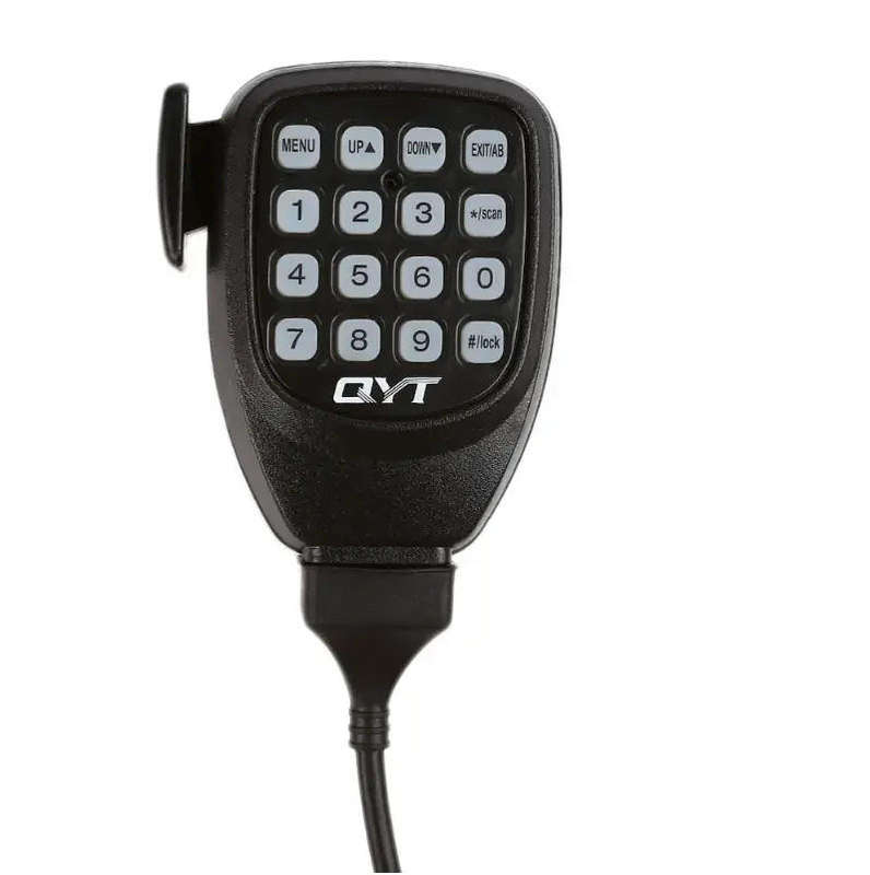 QYT KT-8900 dual-channel vehicle-mounted radio with antenna for barrier-free intercom