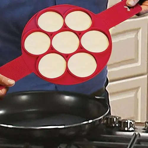 Perfect Non Stick Pancake Maker Pan Flipjack Omelette Flip Jack Eggs Crepes