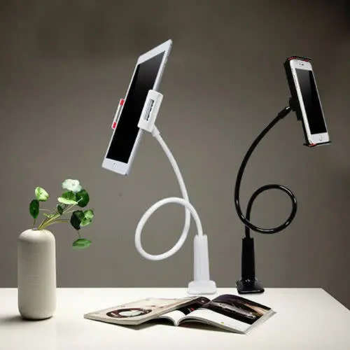 Flexible Long Arms Lazy Stand Clip Holder For Tablet