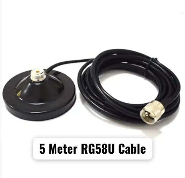 QYT KT-8900 dual-channel vehicle-mounted radio with antenna for barrier-free intercom