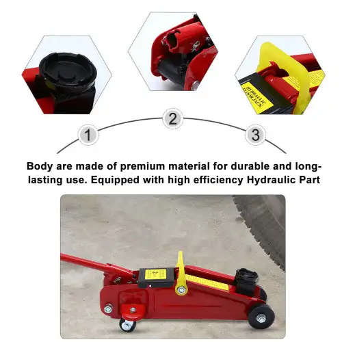 2T Floor Jack Hydraulic Auto Lift Car Auto Vehicle Truck Garage Tool Heavy Duty