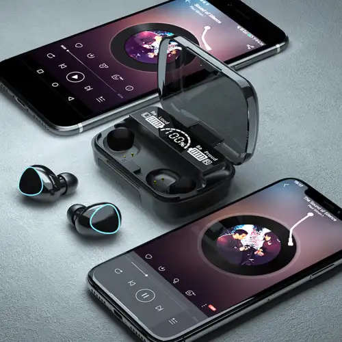 M10 TWS Wireless Bluetooth 5.1 Headphones HIFI Stereo Headphones Waterproof Sports Headphones