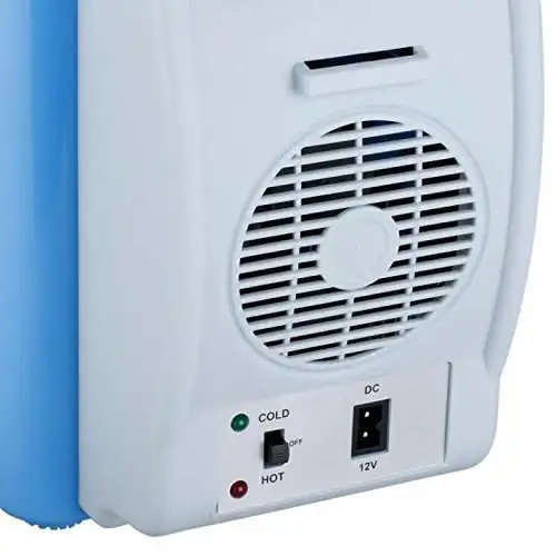12V 7.5L Car Mini Car Travel Refrigerator ABS Multi-Function Freezer Insulation