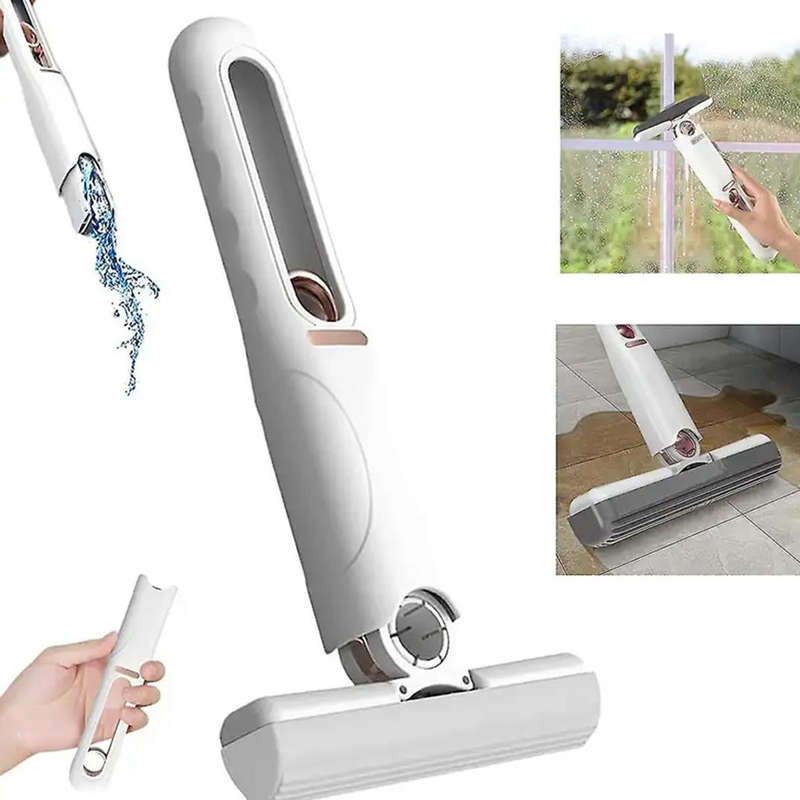 Portable lazy household desktop car glass cleaning mop