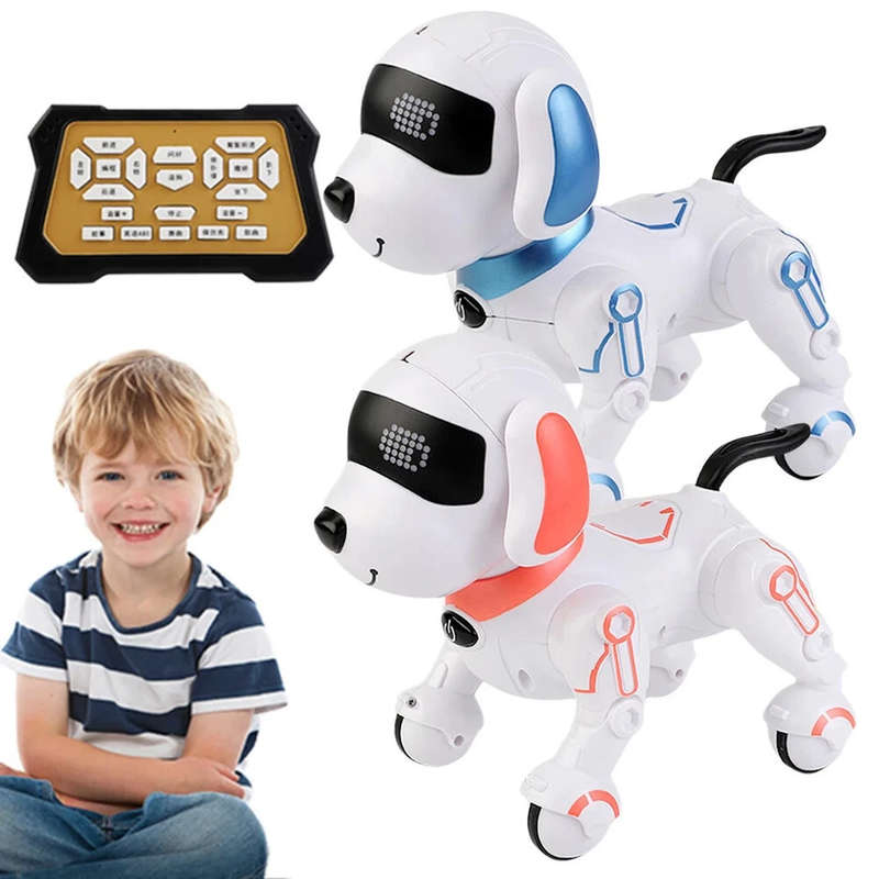 Intelligent programming induction interactive robot dog music dancing electric early education toy