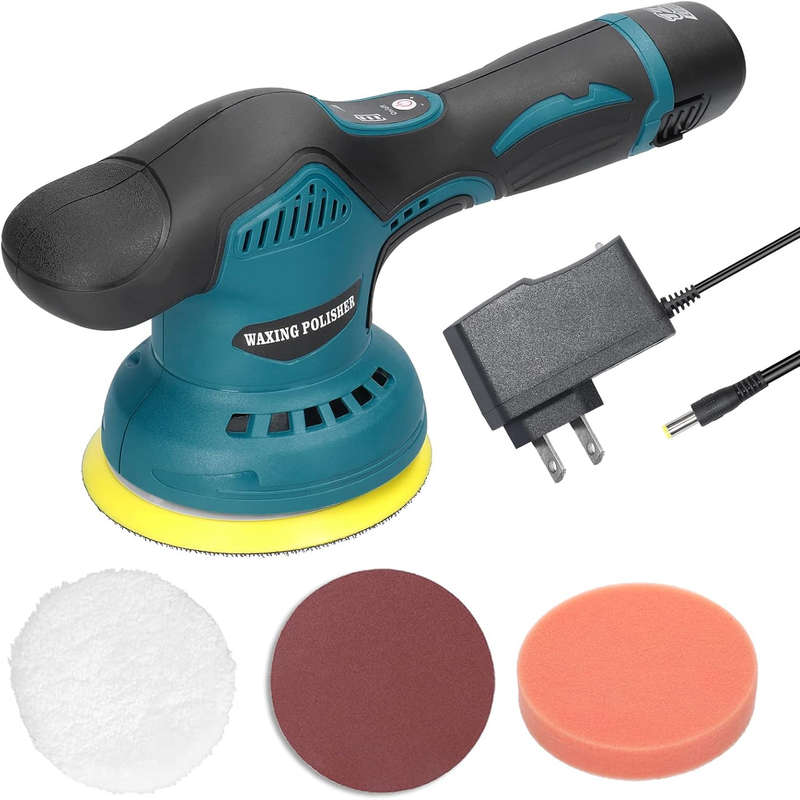 Electric car polishing machine multi-function cordless polishing machine for metal waxing wood