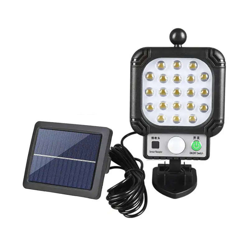 Solar light outdoor IP65 waterproof security light with motion sensor
