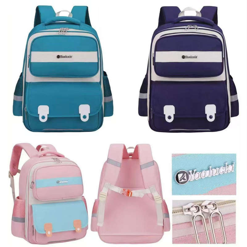 Fashion large capacity school bag back protection weight reduction backpack