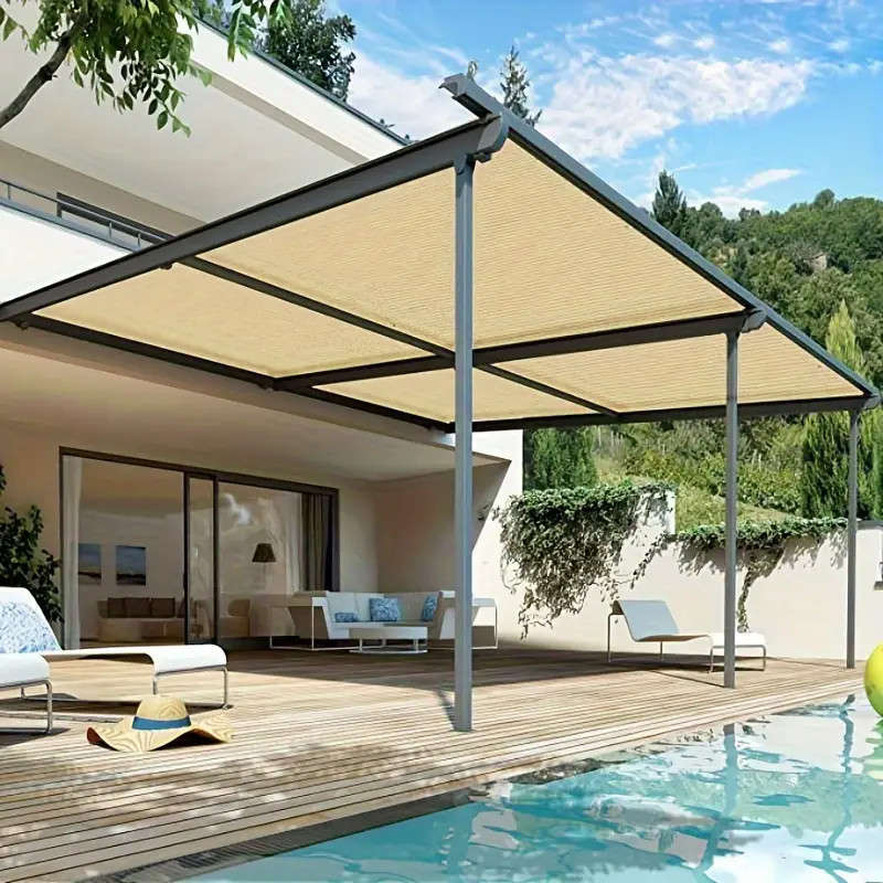 2m*3m outdoor comfortable UV-proof tarpaulin suitable for backyard, terrace, swimming pool