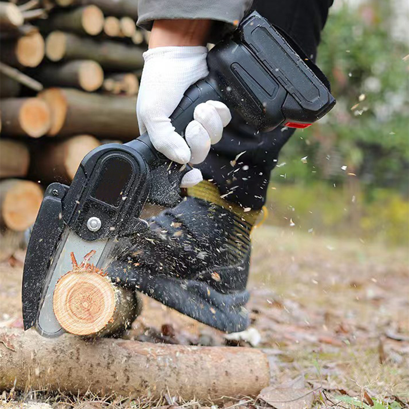 Mini Wood Cutter Battery Power Handheld Electric Chainsaw Cordless Chain Saw