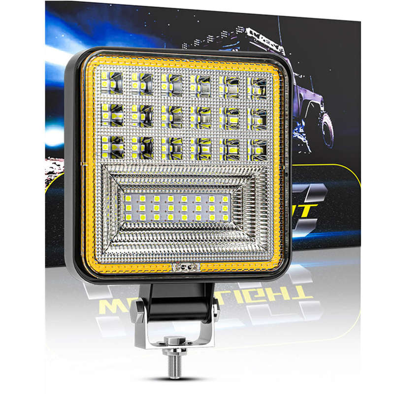 2pcs 126W LED car headlight high brightness spotlight